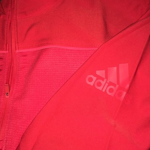 Sunday Red BIG logo Go TO 1/4 adidas golf jacket - Picture 4 of 4